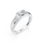 Emerald Cut Solitaire Ring