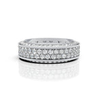 Multi-Row Sparkle Ring