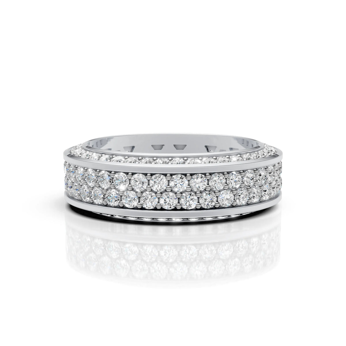 Multi-Row Sparkle Ring