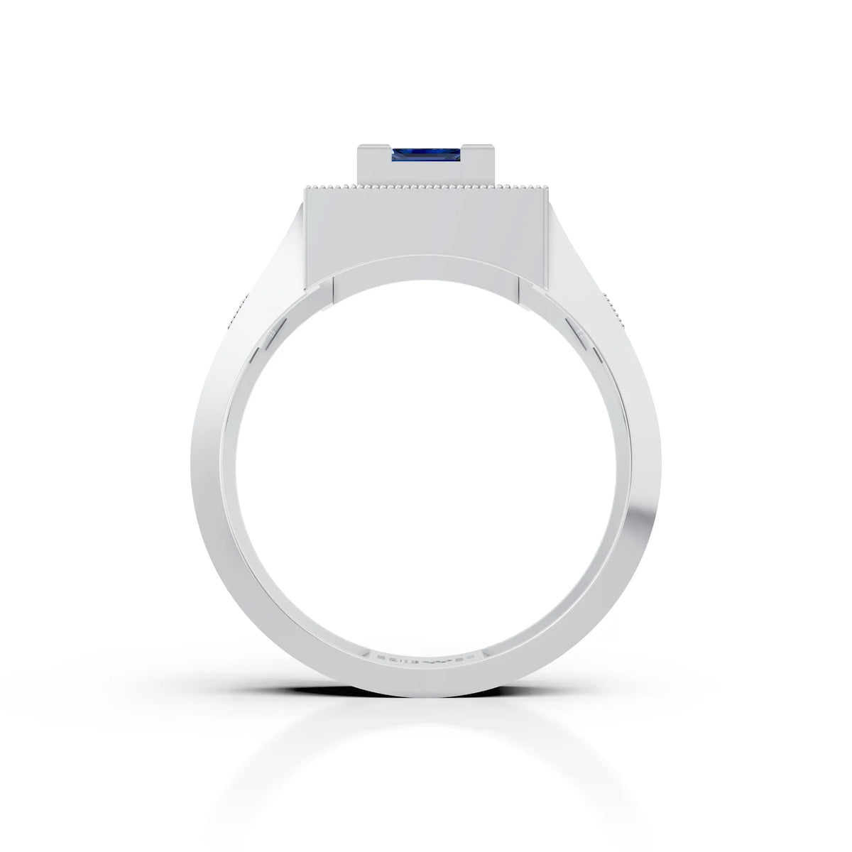 Men's Royal CZ Blue Sapphire Ring