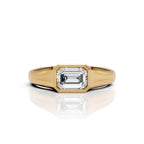 Emerald Cut Solitaire Ring