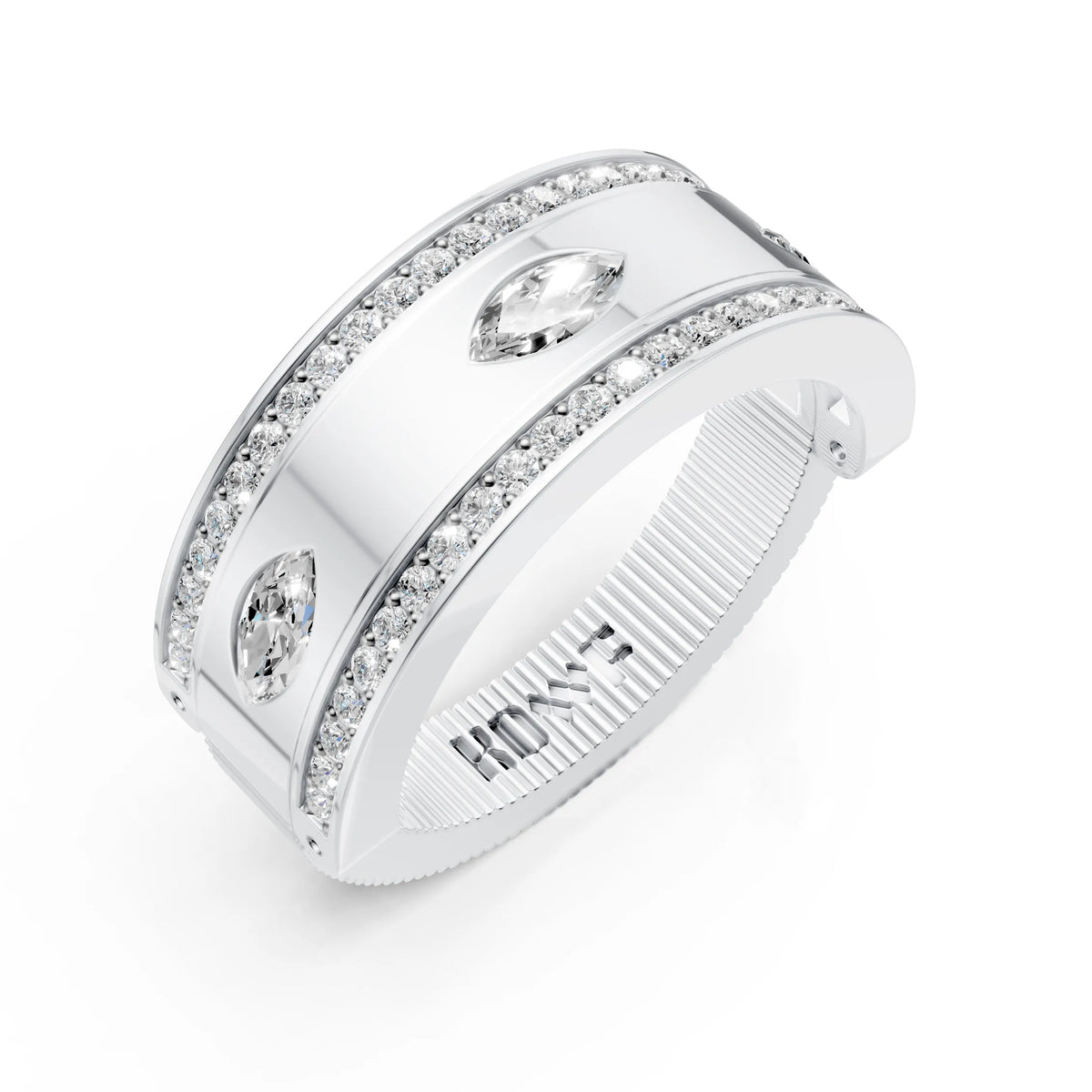 Luxury Marquise Cut Diamond Band