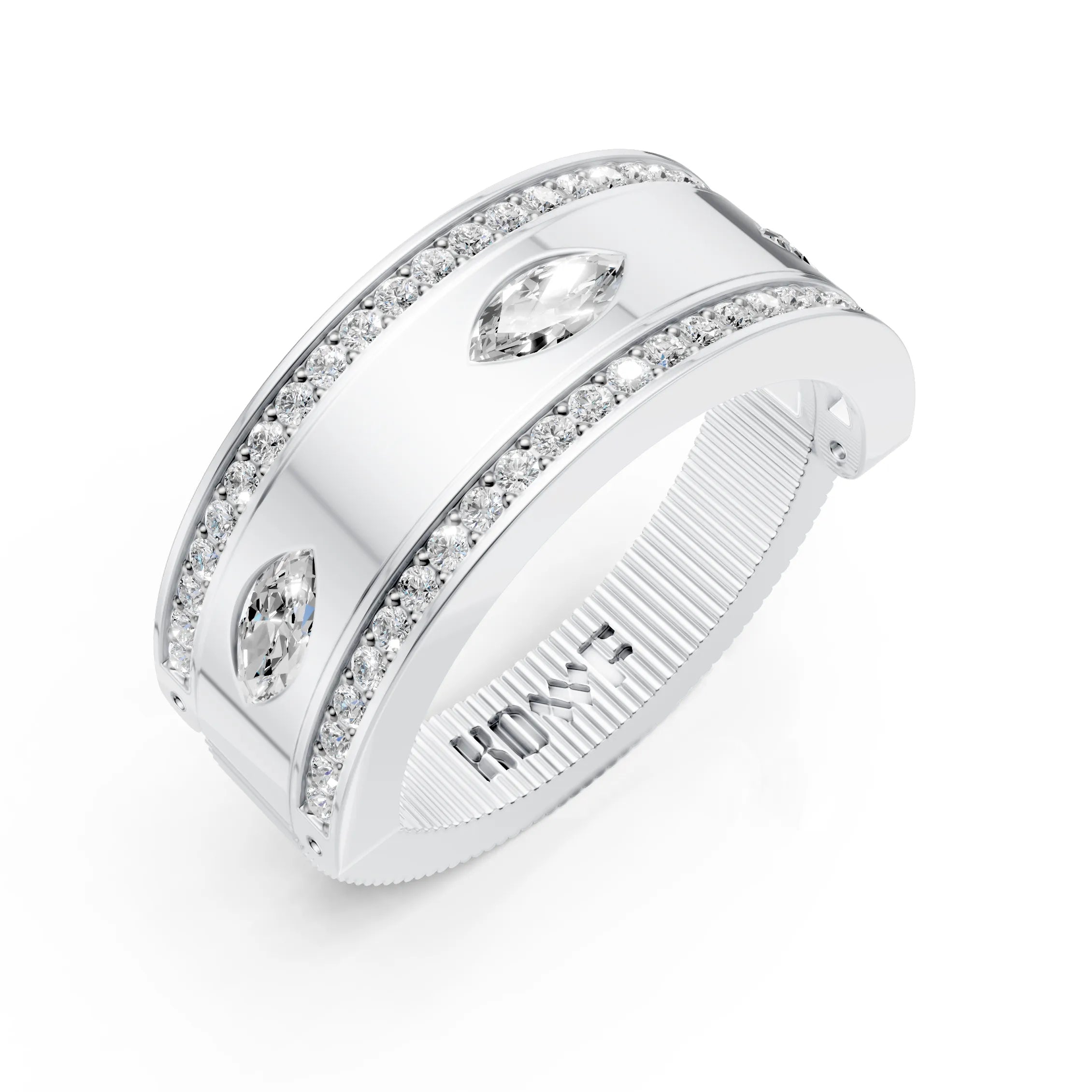Luxury Marquise Cut Diamond Band