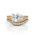 Infinity Twist Marquise Diamond Ring