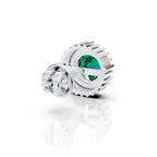 Emerald Green Gearwheel Stud (1 PC)