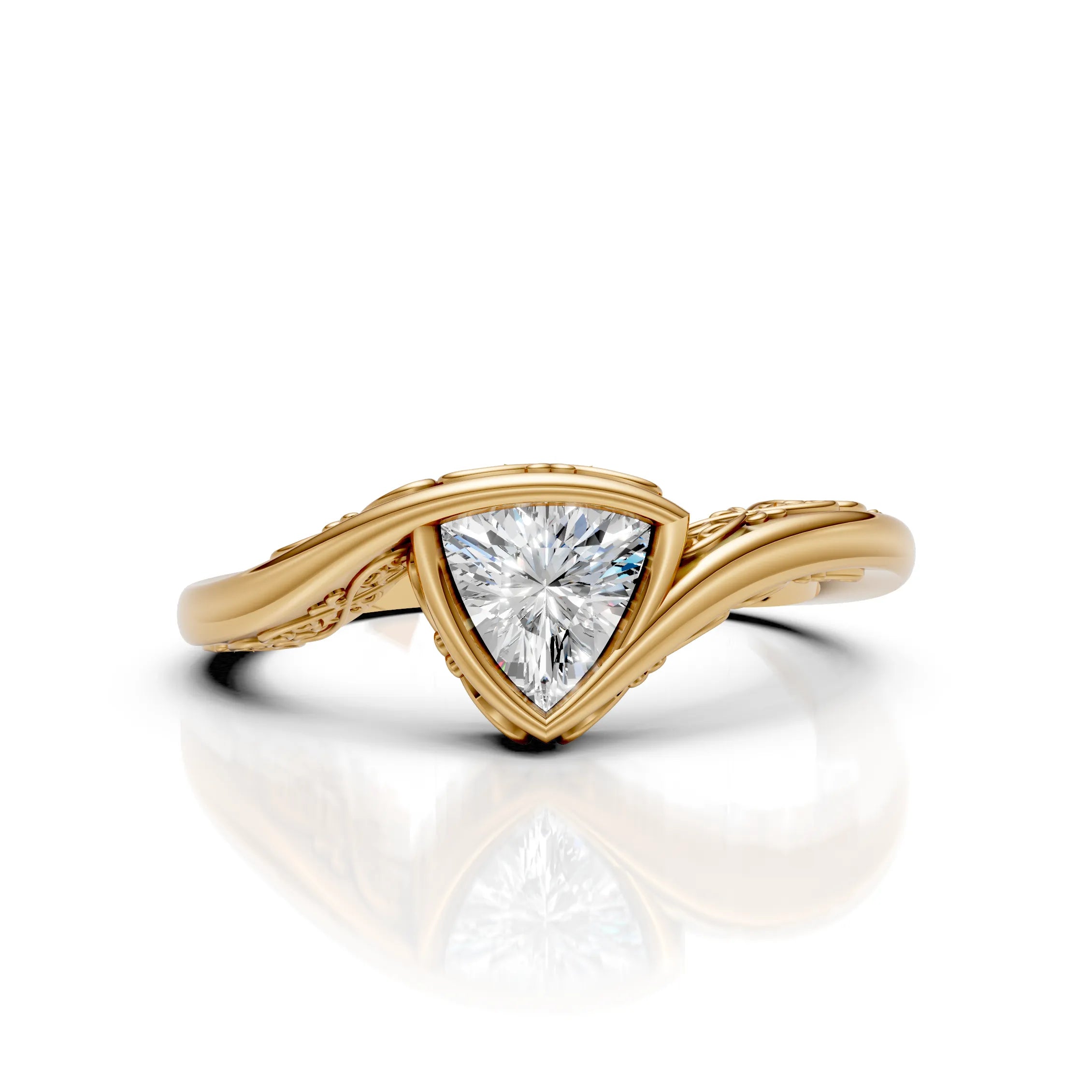 Trillion Twist Ring