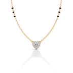 Heart Halo Moissanite Pendant