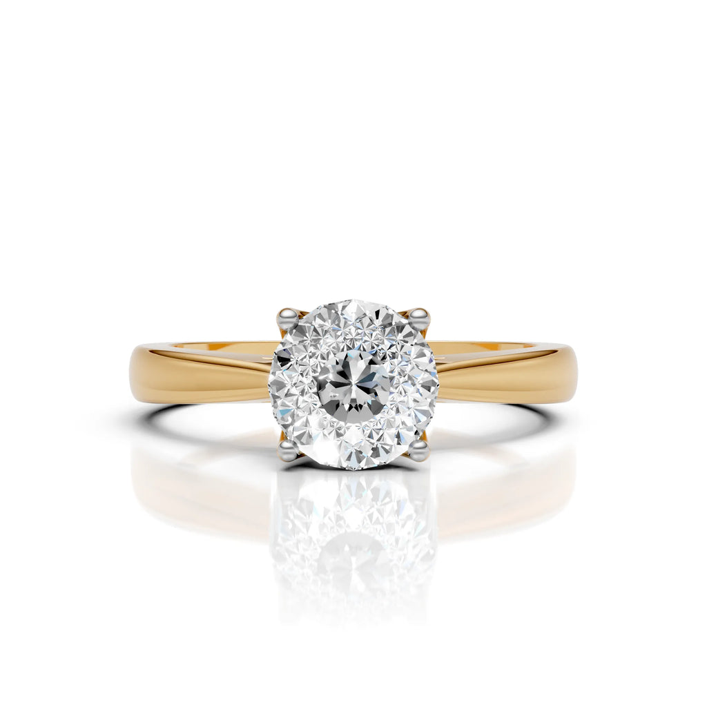 Portuguese Cut Solitaire Ring