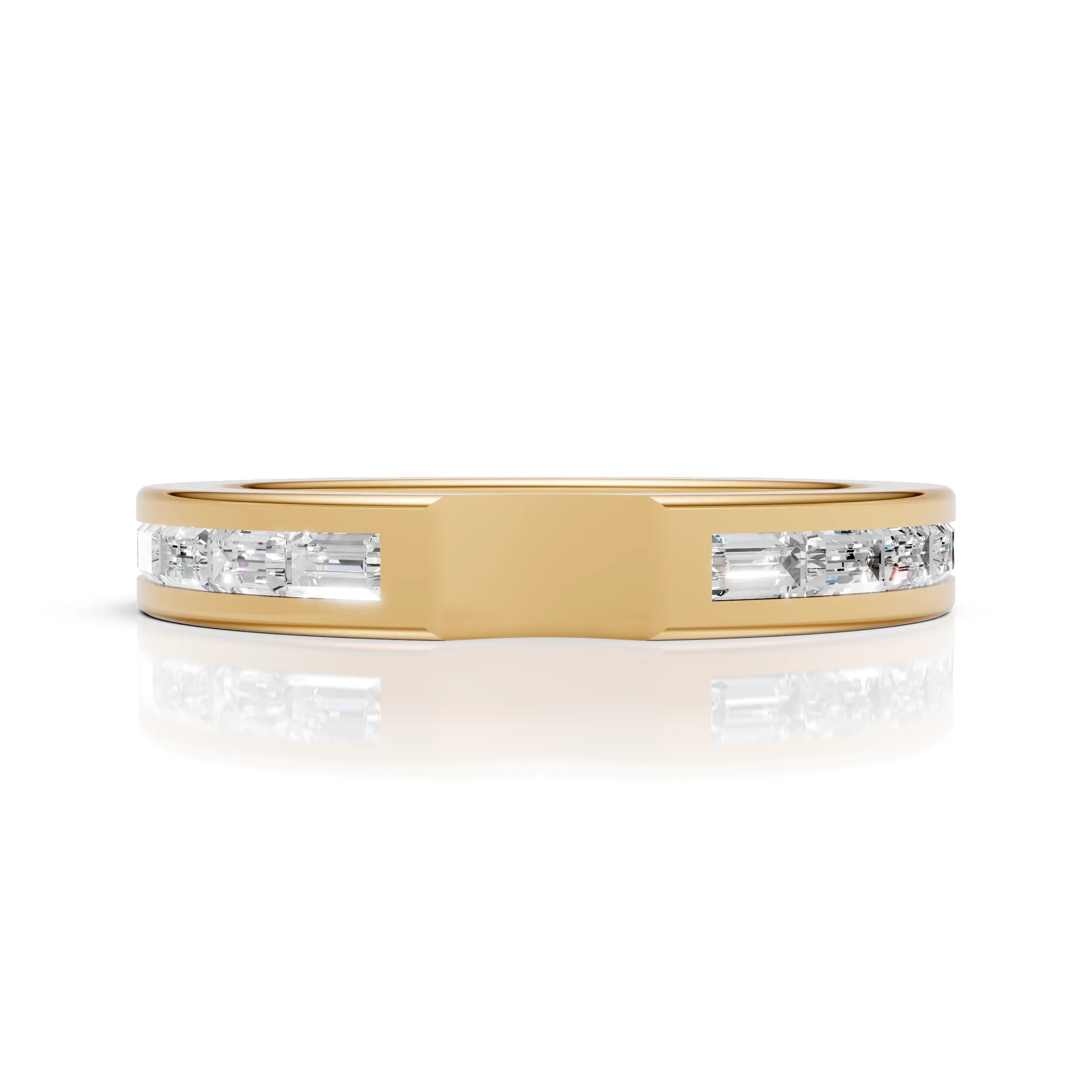 Baguette Cut Diamond Band Ring
