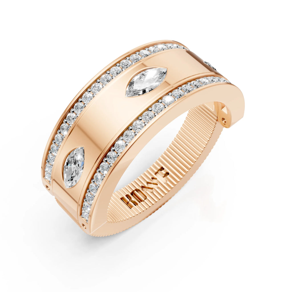 Luxury Marquise Cut Diamond Band