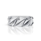 Bold Textured Band Ring