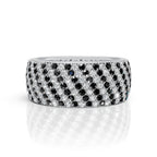7-Line Black & White Montubhai’s Ring