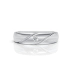 Round Solitaire Band Ring