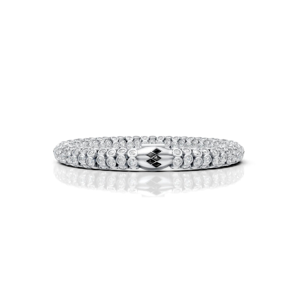 Classic White Diamond Rope Bracelet