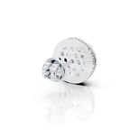 Cushion Cut Diamond Halo Stud Earring (1 PC)