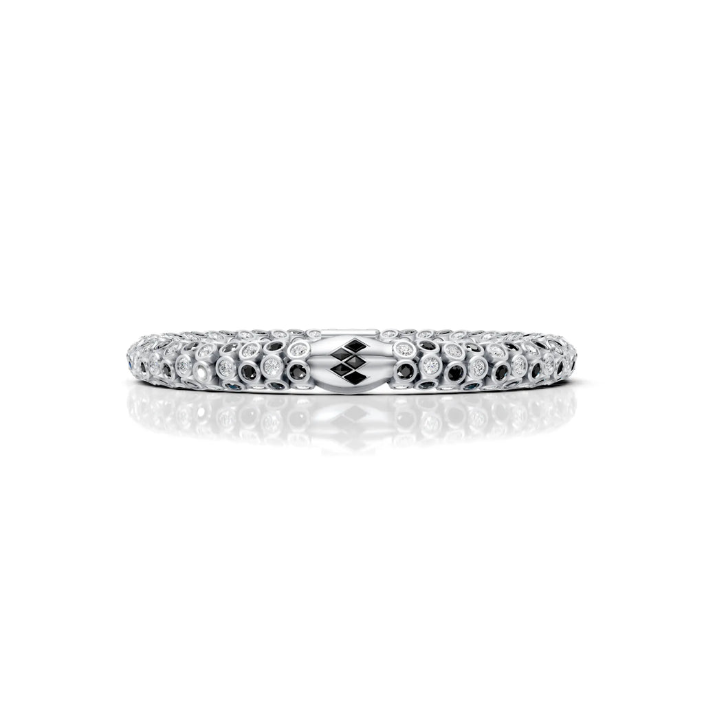 Black & White Diamond Rope Bracelet