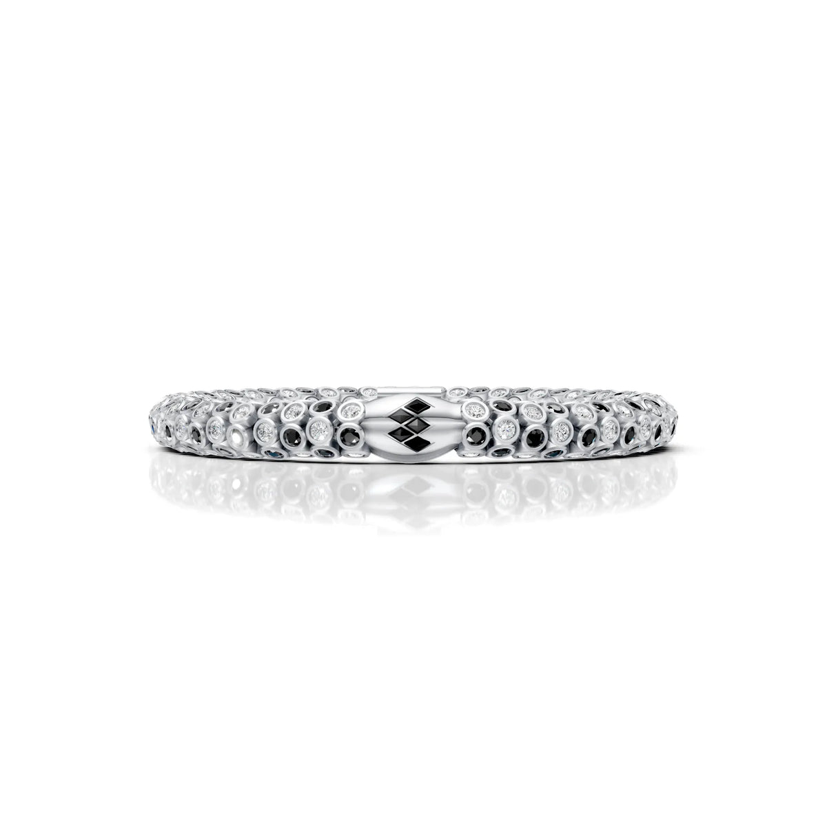 Black & White Diamond Rope Bracelet