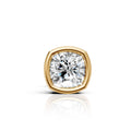 Cushion Square Shaped Bezel Setting Earring ( 1 PC)