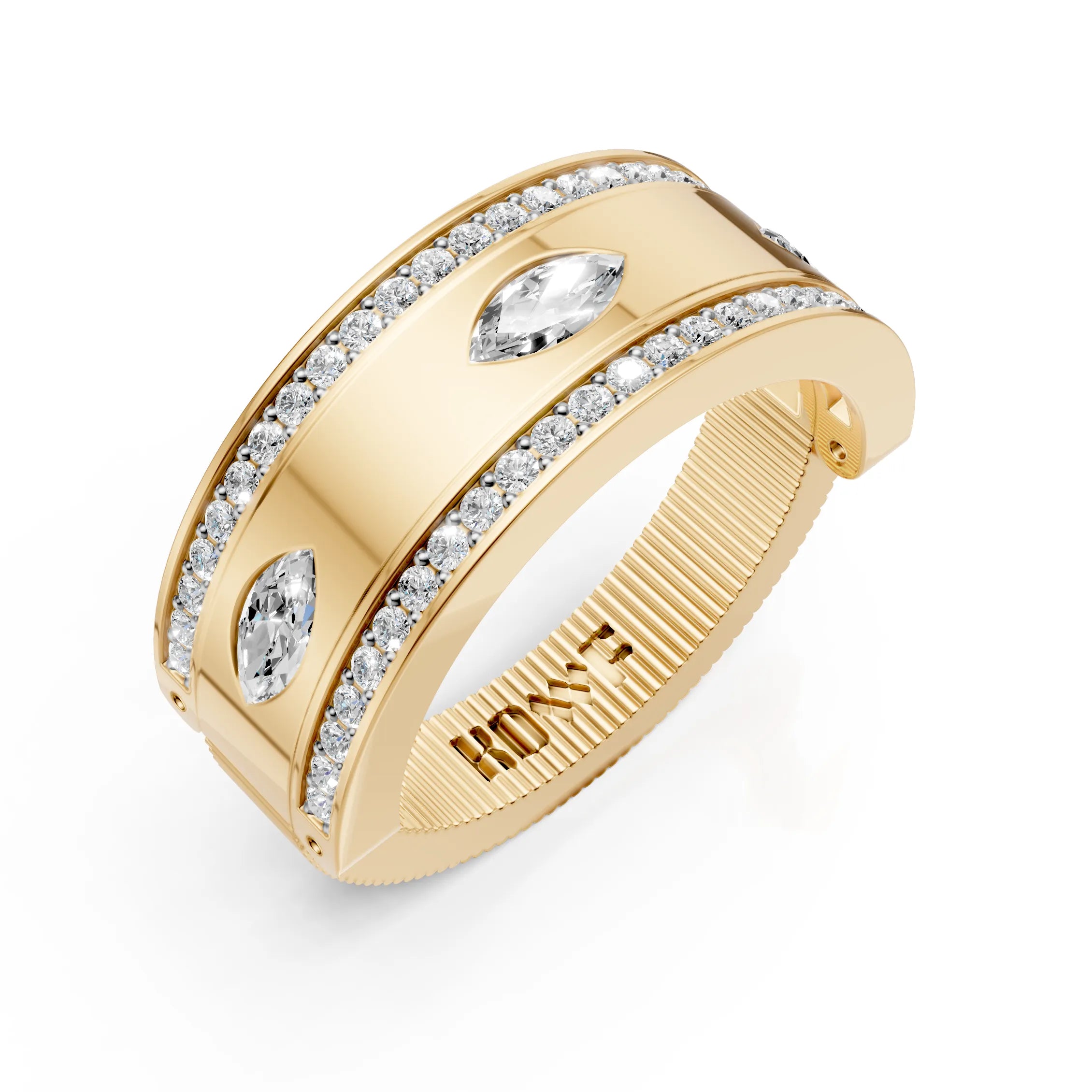 Luxury Marquise Cut Diamond Band