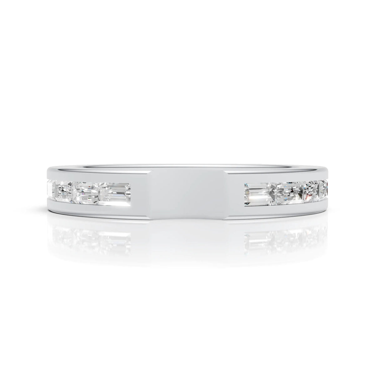 Baguette Cut Diamond Band Ring