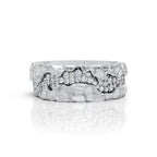 Textured Diamond Band Ring