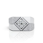 Geometric Diamond Ring