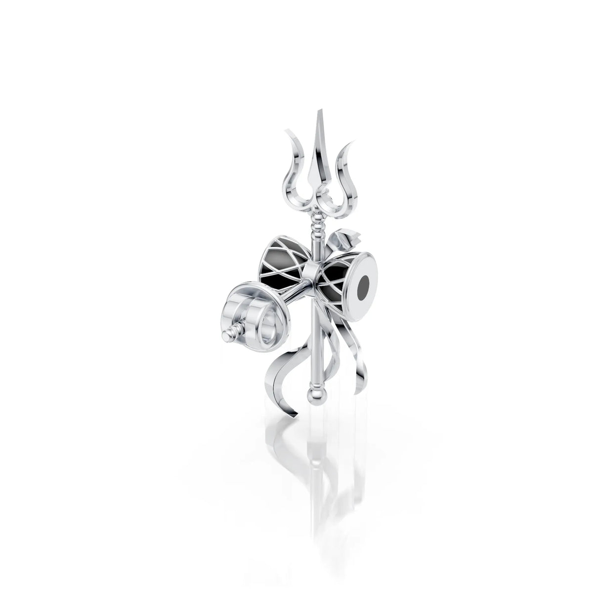 Mahadev Trishul Damru Stud (1 PC)