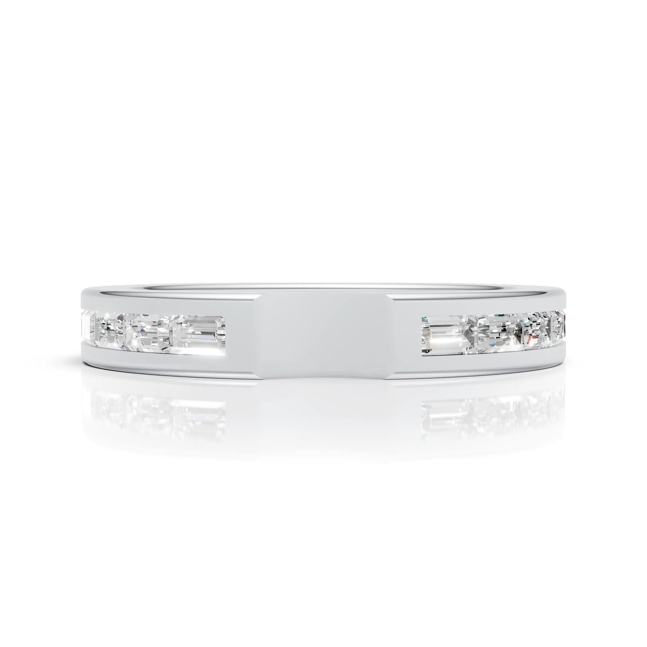 Baguette Cut Diamond Band Ring