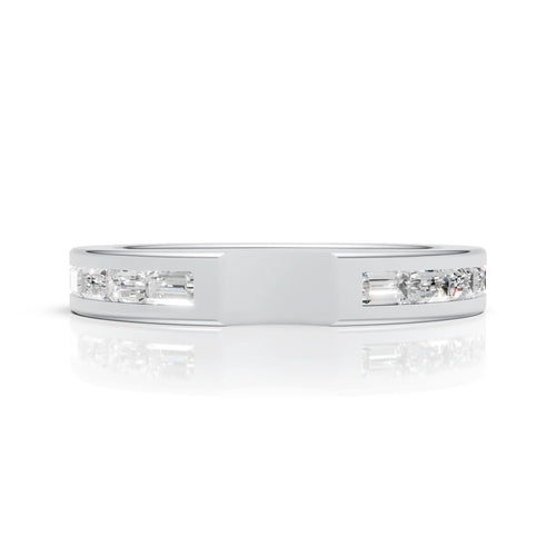Baguette Cut Diamond Band Ring