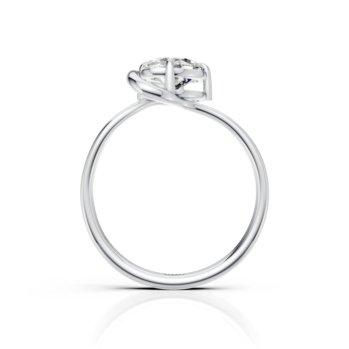 Oval Orbit Solitaire Ring