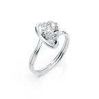 Oval Orbit Solitaire Ring