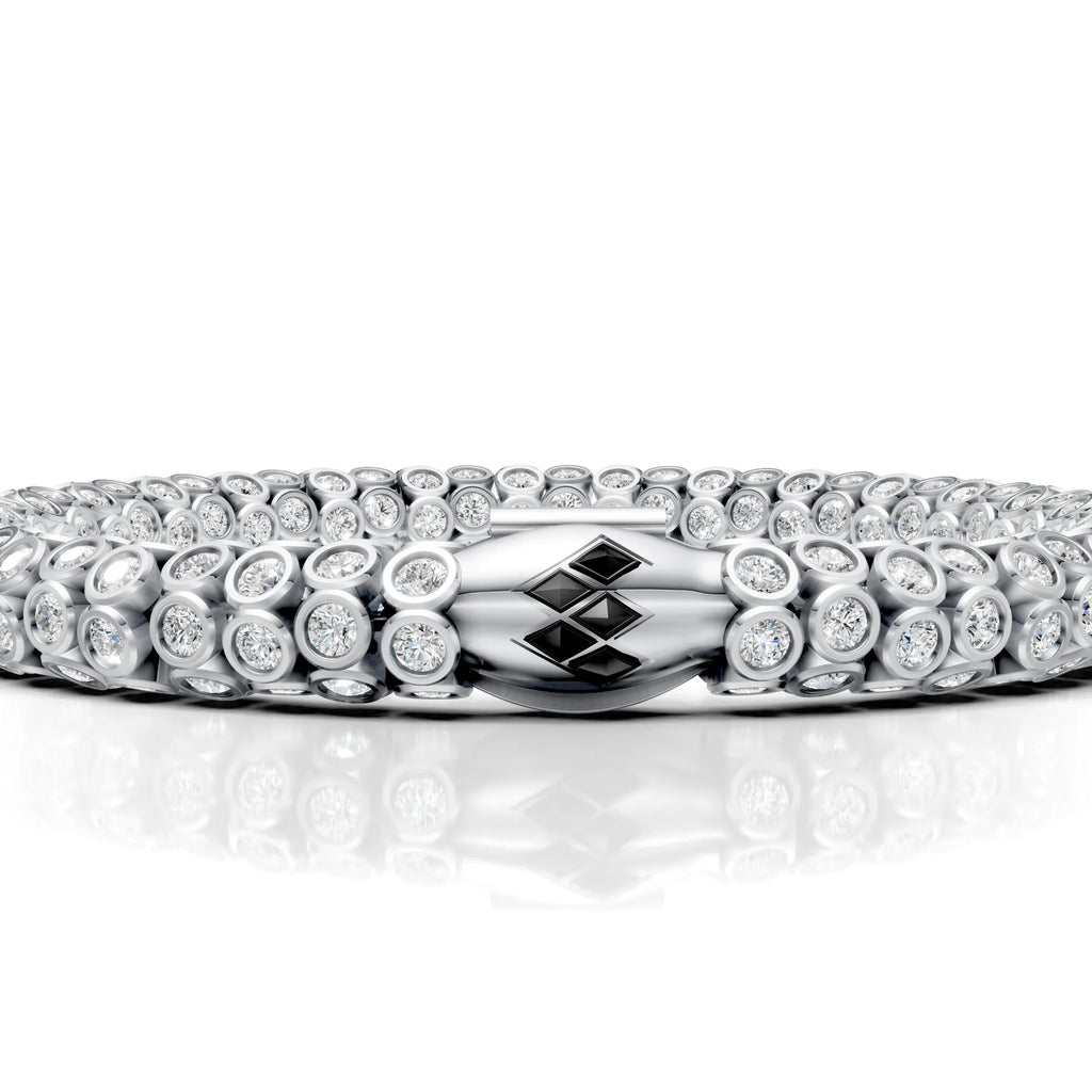 Classic White Diamond Rope Bracelet