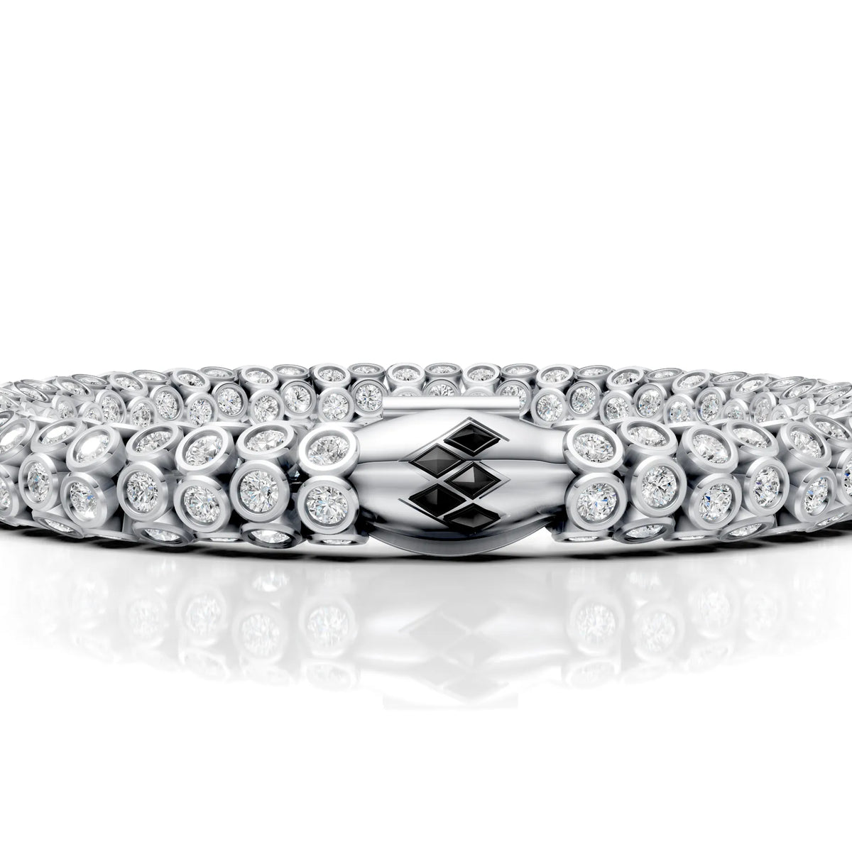 Classic White Diamond Rope Bracelet