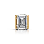 Emerald Cut Diamond Bar Set Stud (1 PC)