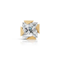 Princess Cut Triangle Claw Diamond Stud (1 PC)