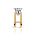 Trillion Diamond Open Hoop Stud