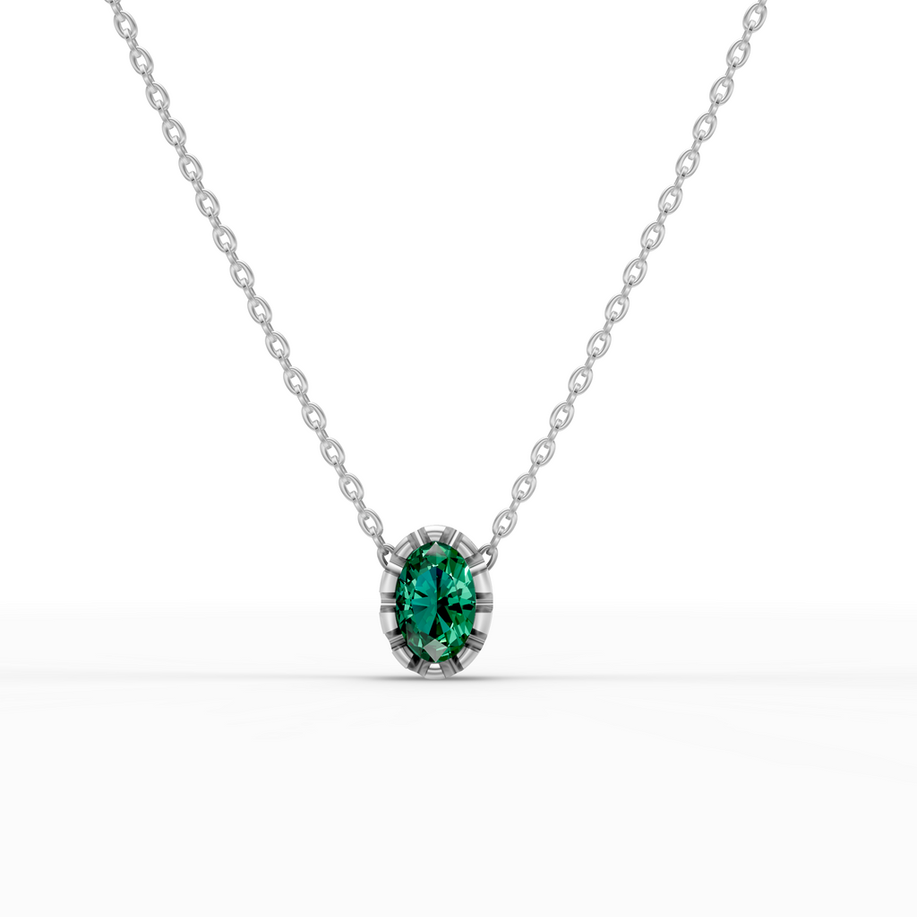Green Oval Pendant