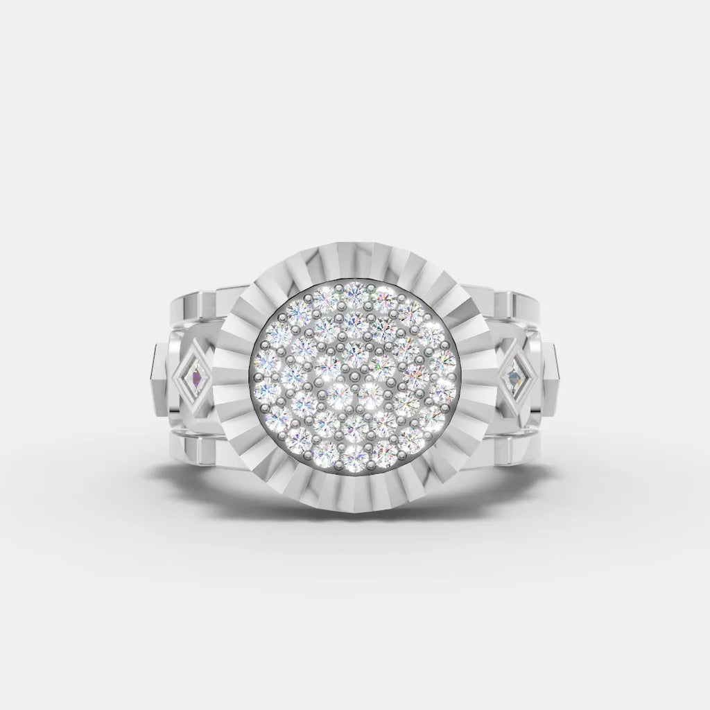 Modern Flex-Fit Silver Ring