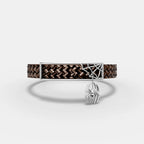 Spider Leather Belt with Hanging Spider Charm