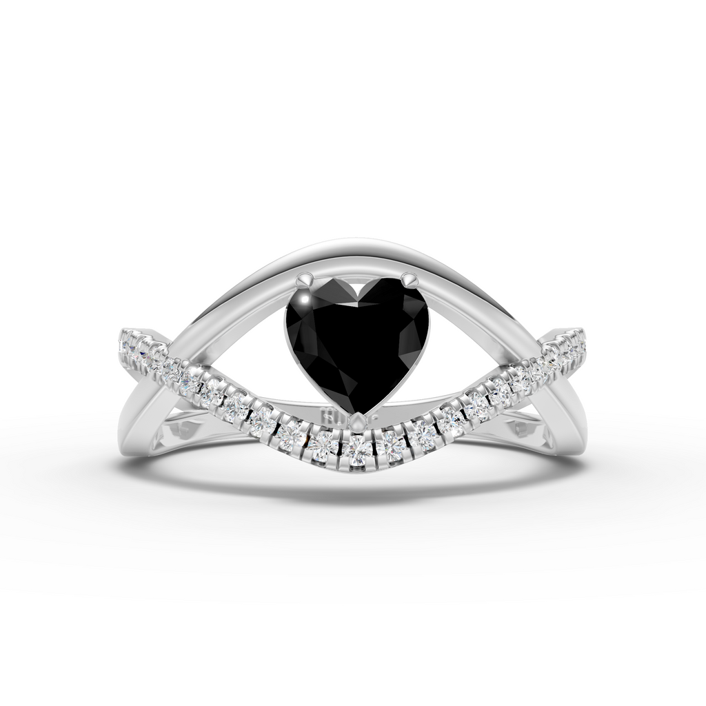 Black Heart Ring