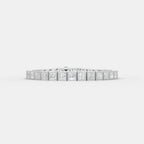 0.50 CT Princess Shaped Tennis Bracelet
