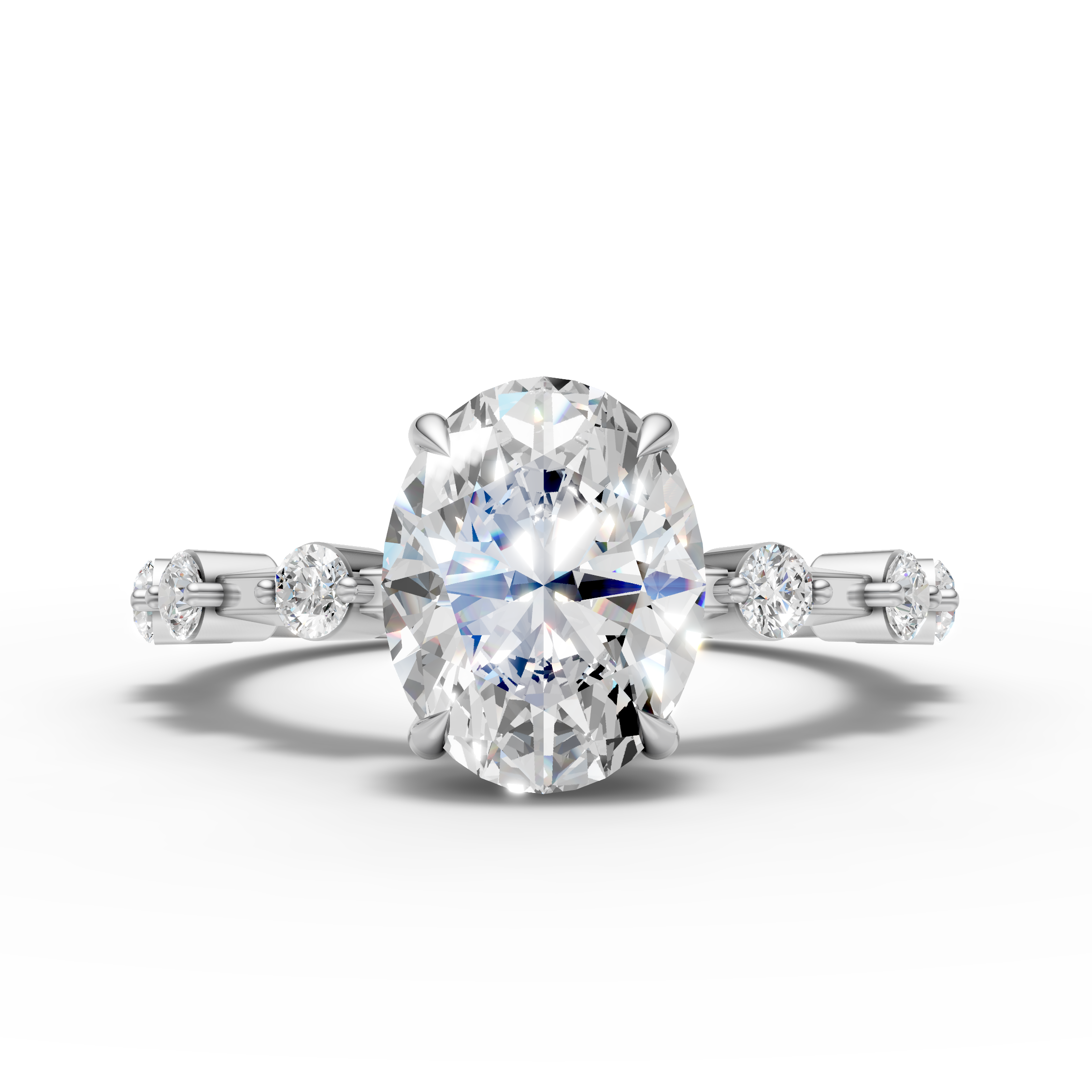 Oval Solitaire Ring