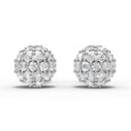 Round Cluster Ball Earring (1 Pair)