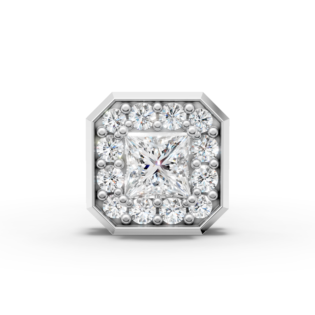Princess Hexagon Shape Earring(1 PC)