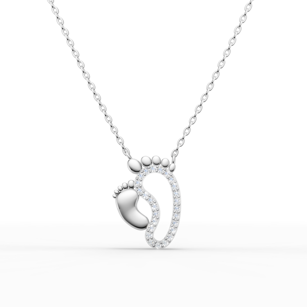 Tiny Steps Baby Foot Pendant