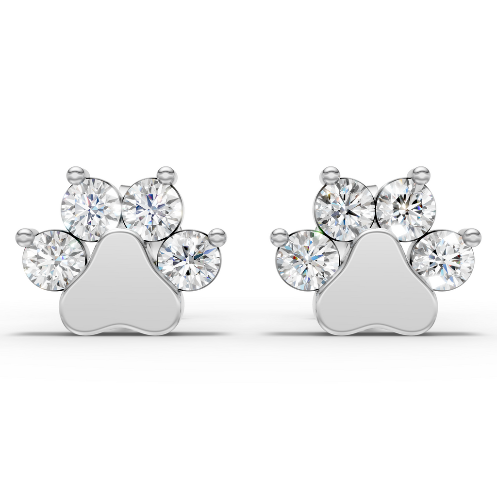 Paw Print Earring (1 Pair)