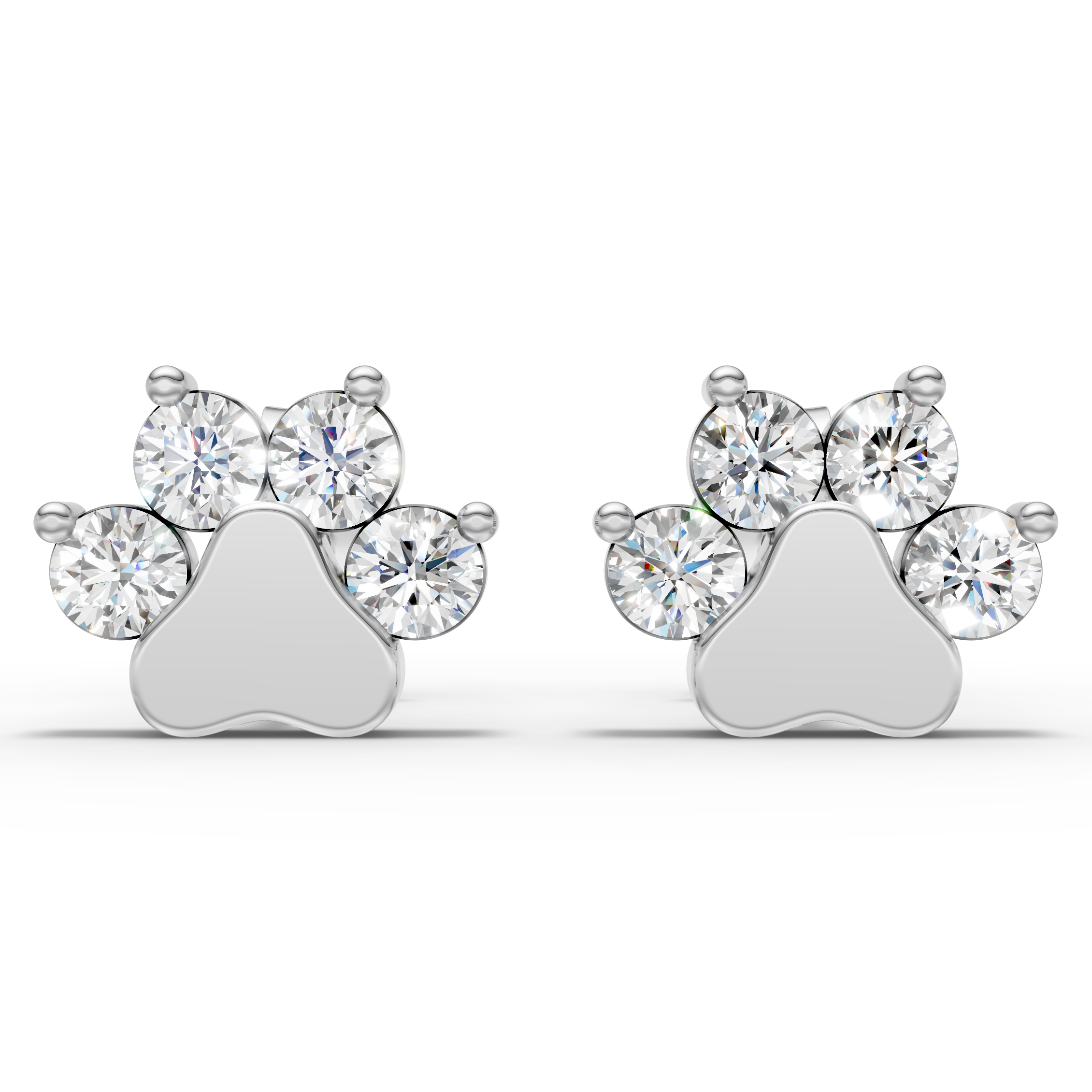 Paw Print Earring (1 Pair)