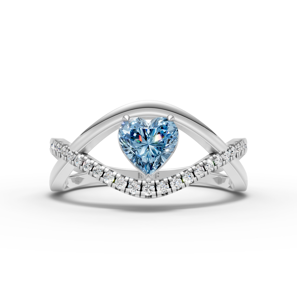 Blue Heart Ring