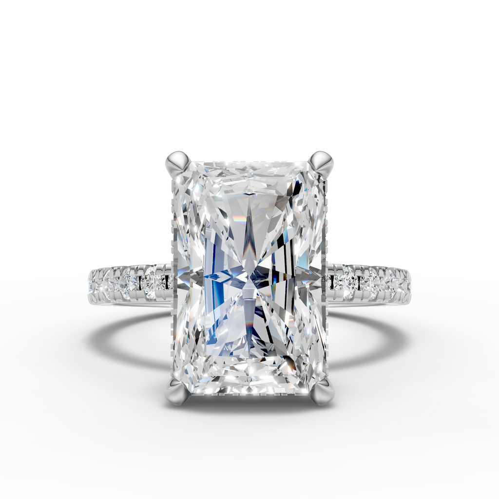 Radiant-Cut Diamond Ring