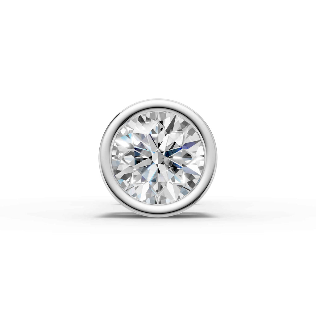 Round Bezel Stud ( 1 PC)